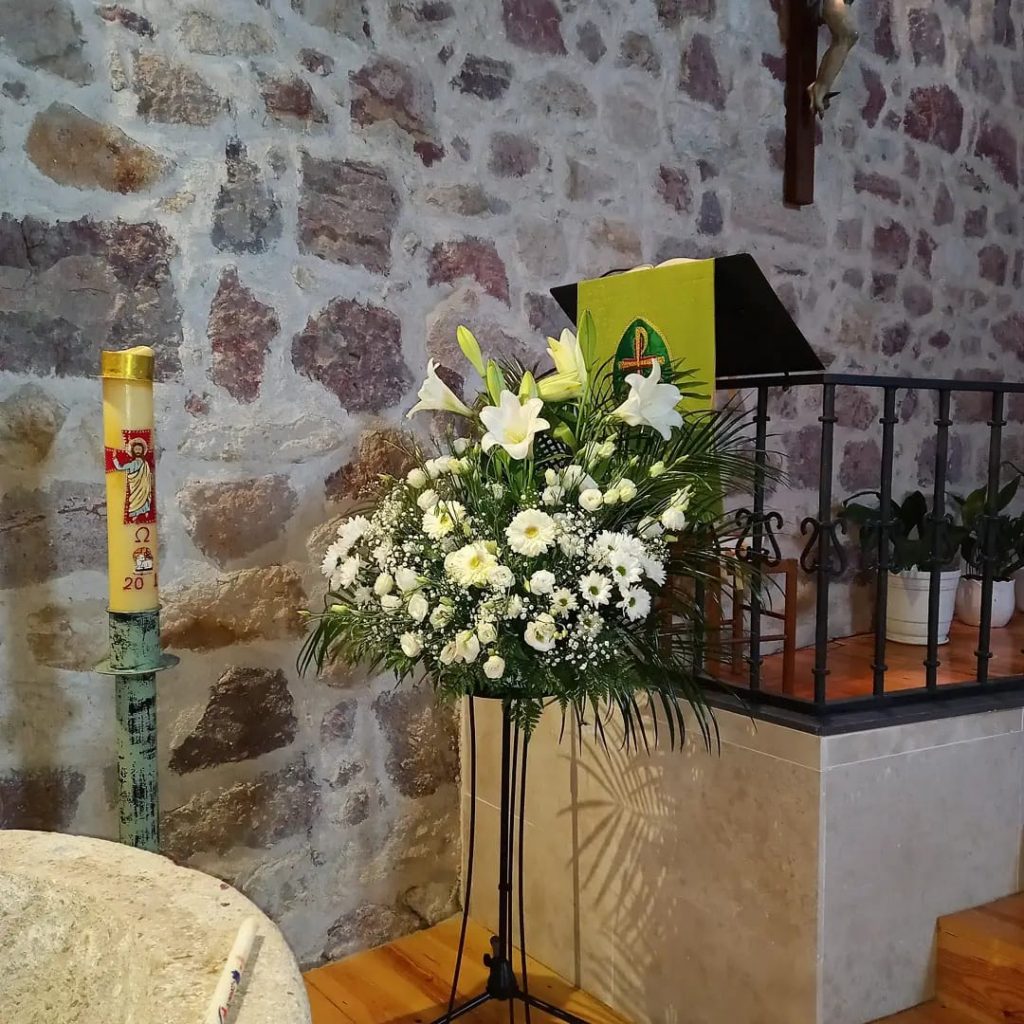 flores iglesia